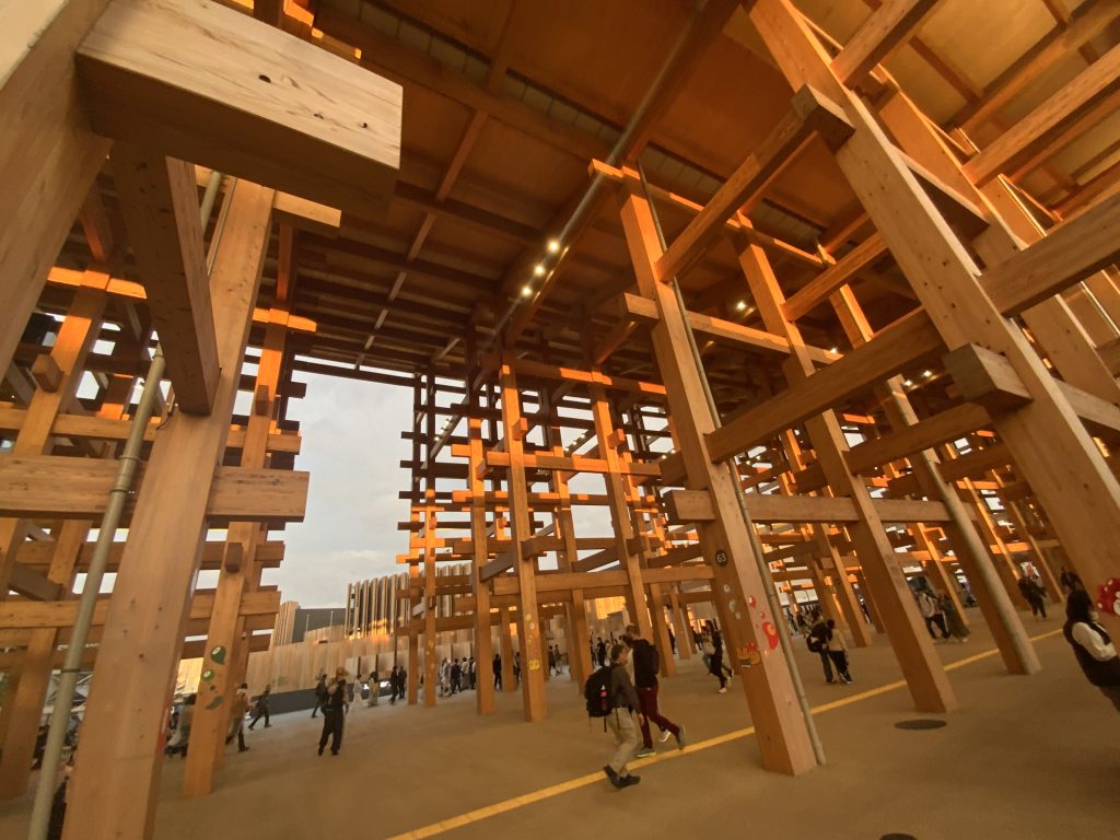 japanese pavilion glance word expo osaka