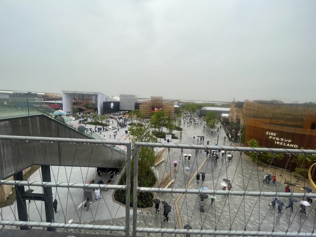 aeral view of world expo 2025 osaka